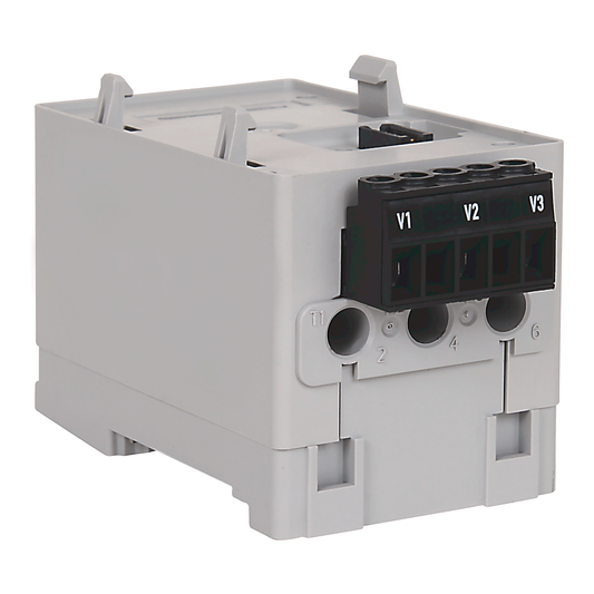 193-ESM-VIG-30A-CT - E300 Overload Relays (193/592 IEC/NEMA), Voltage/Current/Ground Fault Sensing Module (0.5...30 A) DIN Rail / Panel Mount Power Terminals with Pass-thru Power Conductor Apertures.