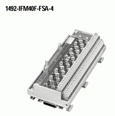 1492-IFM40F-FSA-4 - 40-Point Isolated Fusible Digital IFM, 5 x 20mm Fuse Clips, 4 Terminals per Input, , , Digital Interface Module
