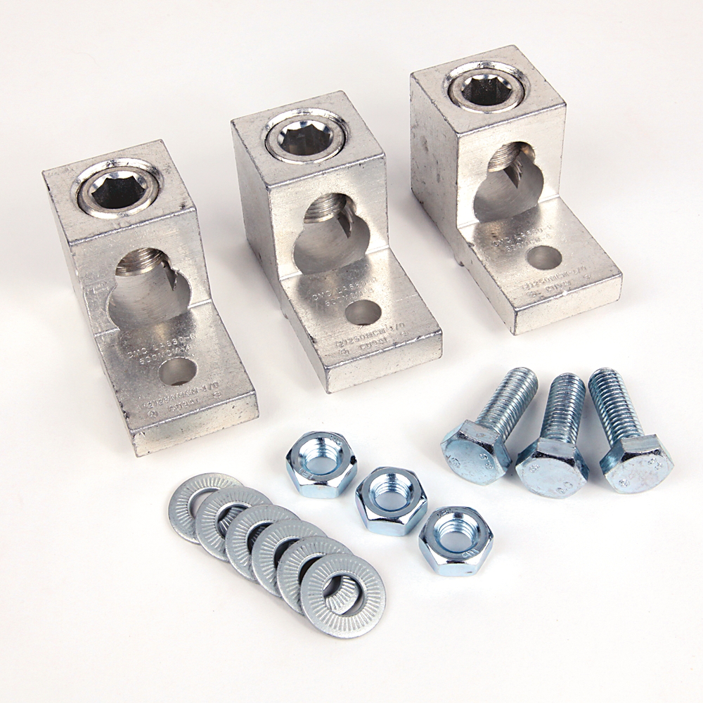 194R-TL3 - Accesorios para interruptor de desconexión 194R, kit de terminales para usar con interruptores con y sin fusibles UL: 400 A (cantidad por paquete: 3)