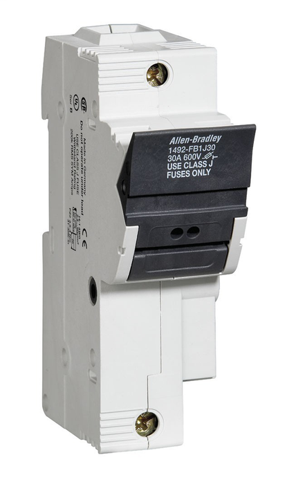 1492-FB1J30-L - 1492-FB Fuse Holder with 1 pole, Class J Type Fuses, 30A and LED Blown Fuse Indicator, Pkg. Qty. 6