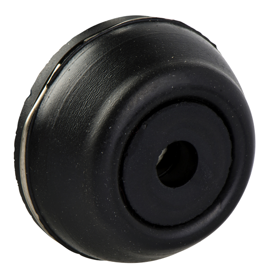 XACB9212 - Push button head, Harmony XAC, plastic, black, booted, operating travel 16mm, 25…+ 70 degree C