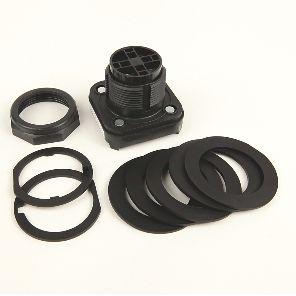 800H-BR00 - Accesorios para 800T y 800H, 800H-BR00 Botón pulsador moldeado de dos colores de contacto momentáneo, extendido, tipo 4/4X/13