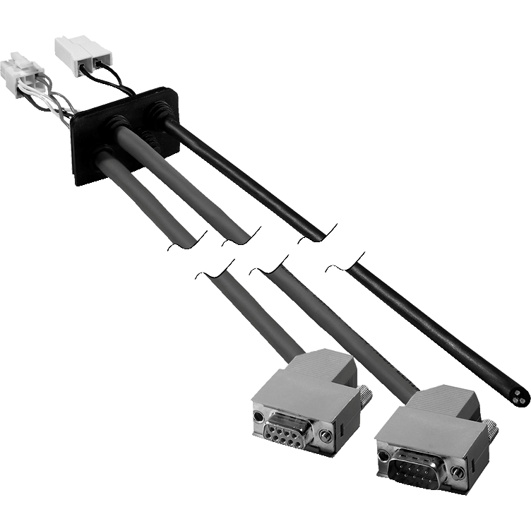 VW3L2F001R30 - pre-assembled cable kit for fieldbus interfaces and power supply - CANopen - 3 m