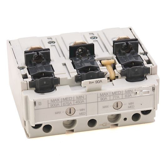 140G-HTF3-C90 - Disyuntor de caja moldeada, 125 A, marco H, T/M - TMA térmico/magnético ajustable, corriente nominal 90 A