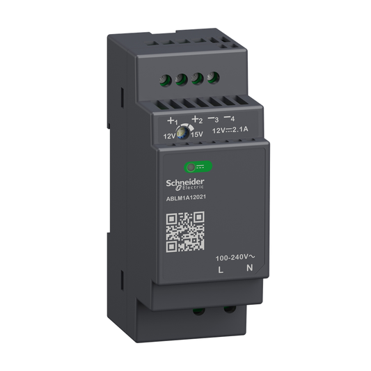 ABLM1A12021 - Fuente de alimentación regulada, 100...240 V CA, 12 V, 2,1 A, monofásica, modular