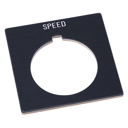 800H-W182 - Accesorios para 800T y 800H, placa de leyenda para 800H, estándar, velocidad, gris