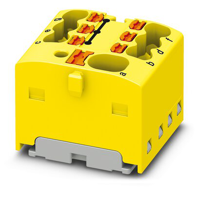 1047483 - PTFIX 4/6X1,5-G YE - Distribution block