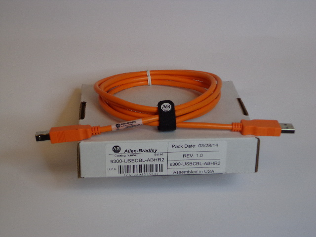 9300-USBCBL-ABHR2 - USB Programming Cable, with High Retention A and B style connectors, 2 Meters