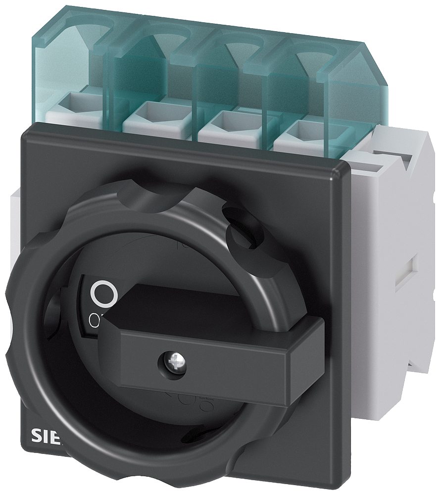 3LD2103-2EP51 - DISC SW 25A ROT HDL 4HOLE BLK 4P AUX