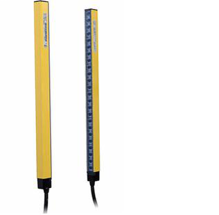 445L-P4C0750FP - Cortina de luz de seguridad Micro 400, par, estándar (IP54), tipo 4, resolución 14 mm, altura del punto 750 mm
