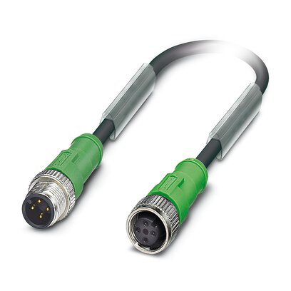 1417512 - SAC-4P-M12MS/ 10,0-PVC/M12FS - Sensor/actuator cable