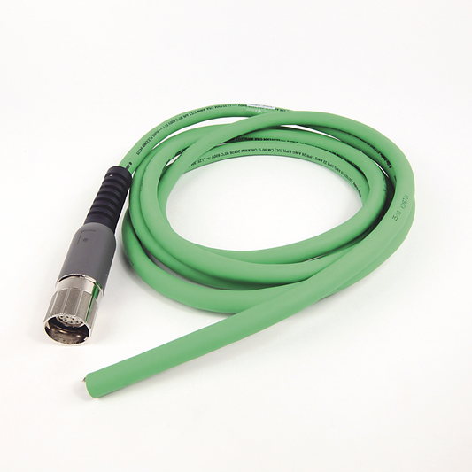 2090-CFBM7DF-CDAF03 - SpeedTEC Cable, Motor Feedback Only, SpeedTec DIN Connector, Drive-end, Flying-lead, Incremental Encoder Type, Continuous-Flex, 3 Meters