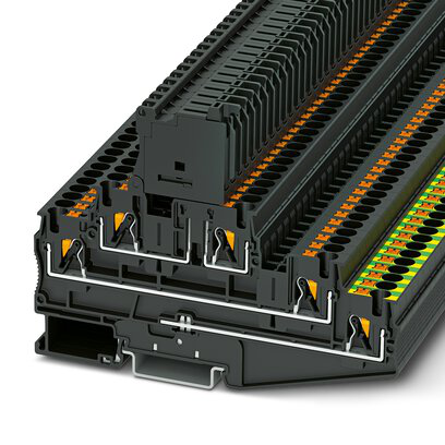 3002602 - PT 4-PE/L/HESI (5X20) - Borna modular con fusibles