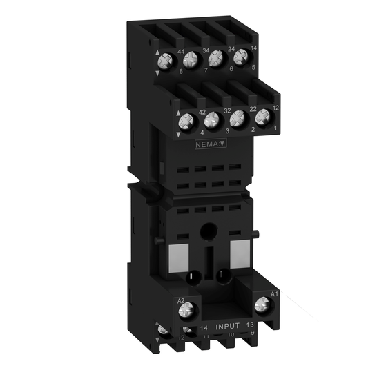 RXZE2M114M - Zócalo, Harmony, para relés RXM2 RXM4, conectores de tornillo, contacto mixto