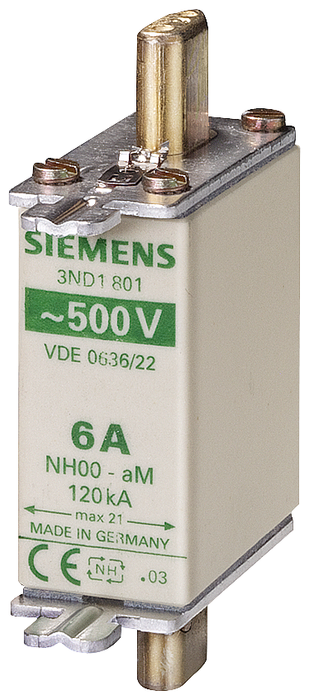 3ND1805 - FUSE LINK, LV HRC, A.M., SZ00, 16A, 500V