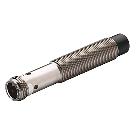 872C-M3NP8-D4 - Sensor de proximidad de 3 hilos CC, rango extendido, cuerpo estándar, 8 mm de diámetro, tubular de latón niquelado, rectangular, estándar, distancia de detección de 3 mm, blindado, NA, salida de fuente (PNP), micro QD (CC)