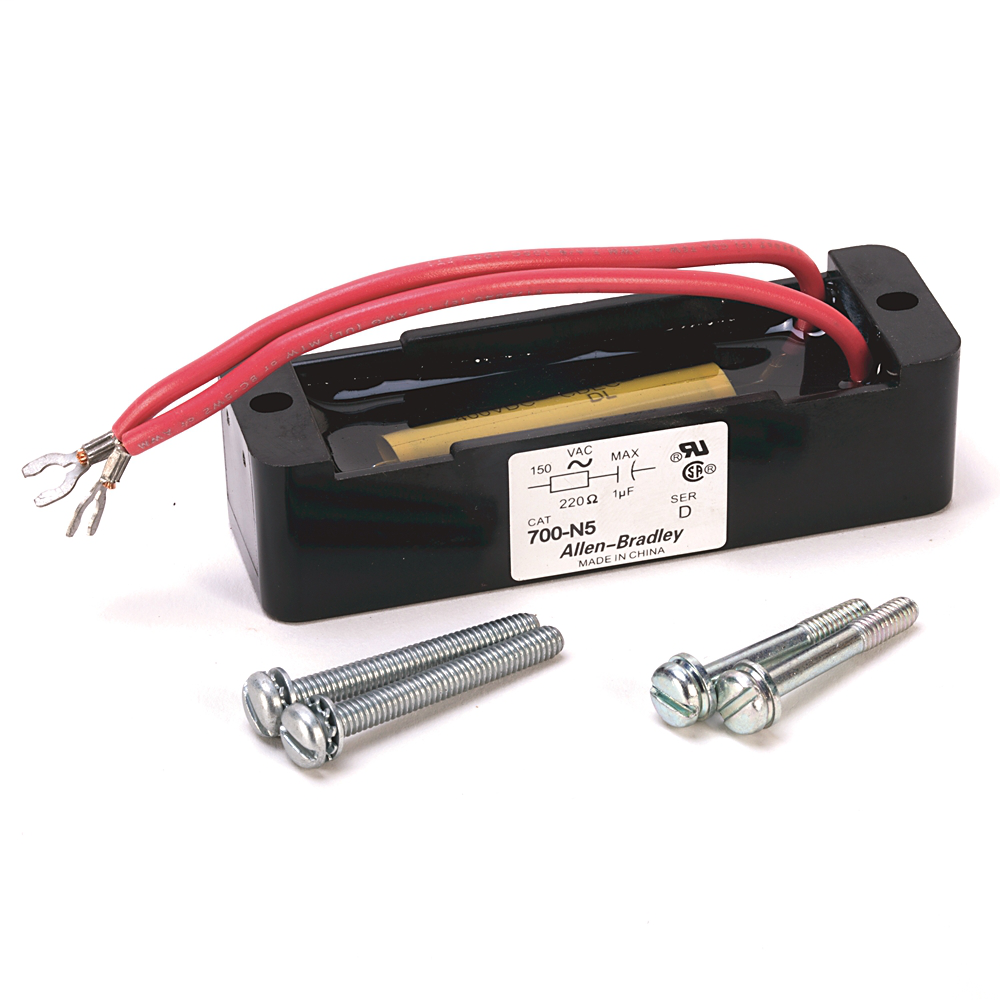 700-N5 - 700-P Industrial Control Relay Accessories, SurgeSuppressor, Mounting Behind the Relay, 6-150V AC/DC