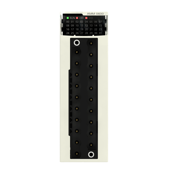 BMXAMM0600H - analog non isolated high level IO module, Modicon X80, 4 I, 2 O, 0 to 20mA, 4 to 20mA, 10V positive or negative, severe environment (Qty. 15)