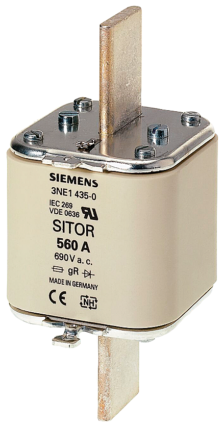 3NE1438-1 - JUEGO DE FUSIBLES SITOR, 800 A, 600 V CA, CLASE GR
