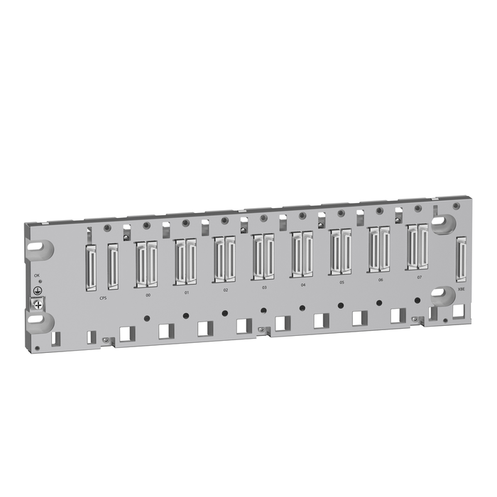 BMEXBP0800H - rack, Modicon X80, 8 slots, Ethernet backplane, ruggedized