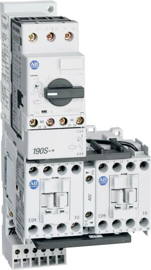 191S-ANKJ3-CB40C - Arrancador inversor 191E Eco / Arrancador inversor compacto 191S, 100-C09, tipo abierto común, 1 NA 1 NC, 140M-C2E (estructura C), alto rendimiento, contacto auxiliar interno 1 NA + 1 NC, 2,5-4 A, 24 V 50/60 Hz