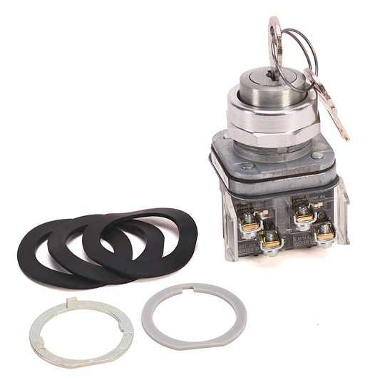 800T-E11B - 30.5mm Type 4/13 Cylinder Lock PB, Dead Bolt B lock-OUT, E158 (Std. Key), Standard Hd, 2 NO-2 NC