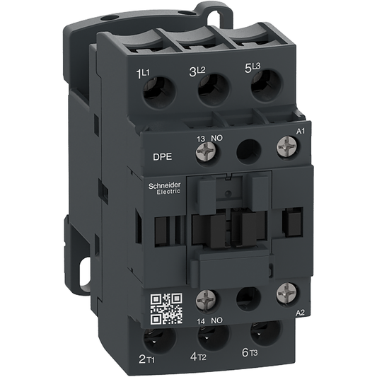 DPE38G7 - Contactor IEC, Easy TeSys DPE, no inversor, 38 A, 3 polos, 20 HP a 480 V CA, bobina de 120 V 50/60 Hz