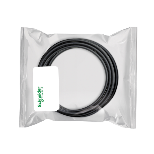 TCSXCNEXNX3V - Cable de distribución de salida de alimentación - en ángulo - Cable macho M8 - 3 m
