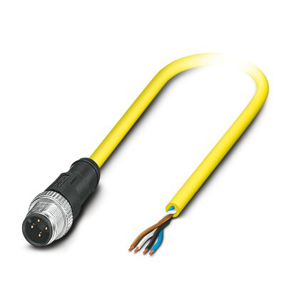 1406225 - SAC-4P-M12MS/ 5,0-542 BK - Sensor/actuator cable