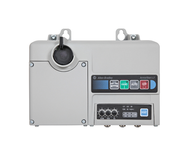 290E-FBZ-G2 - Bulletin 290 - Full Voltage Starter, EtherNet/IP Communications, IP66, UL Type 4/12 Enclosure for 290/291/294,1.1-7.6 A Overload Relay, 24V DC Separate Control Power, Armorconnect power media connection gland plate option