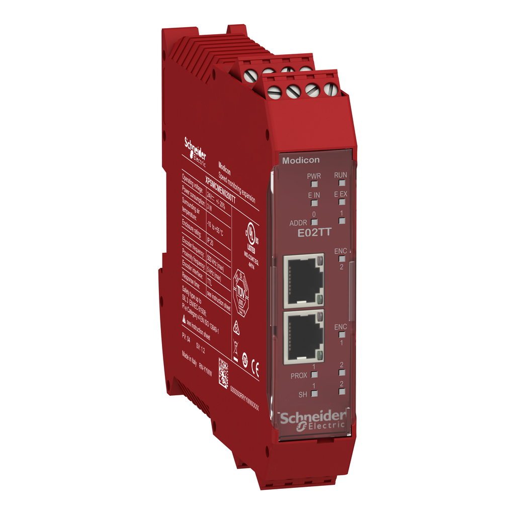 XPSMCMEN0200TT - Módulo de expansión de codificador TTL de monitoreo de velocidad con terminal de tornillo