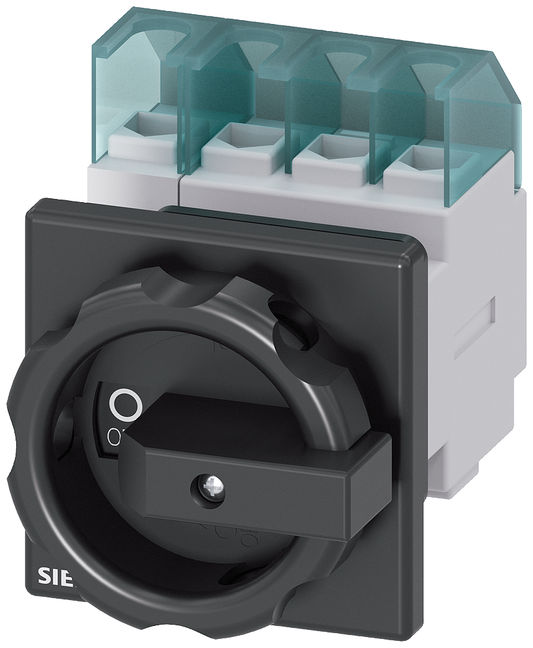 3LD2154-1TL51 - DISCO SW 25A ROT HDL 1 ORIFICIO NEGRO 4P