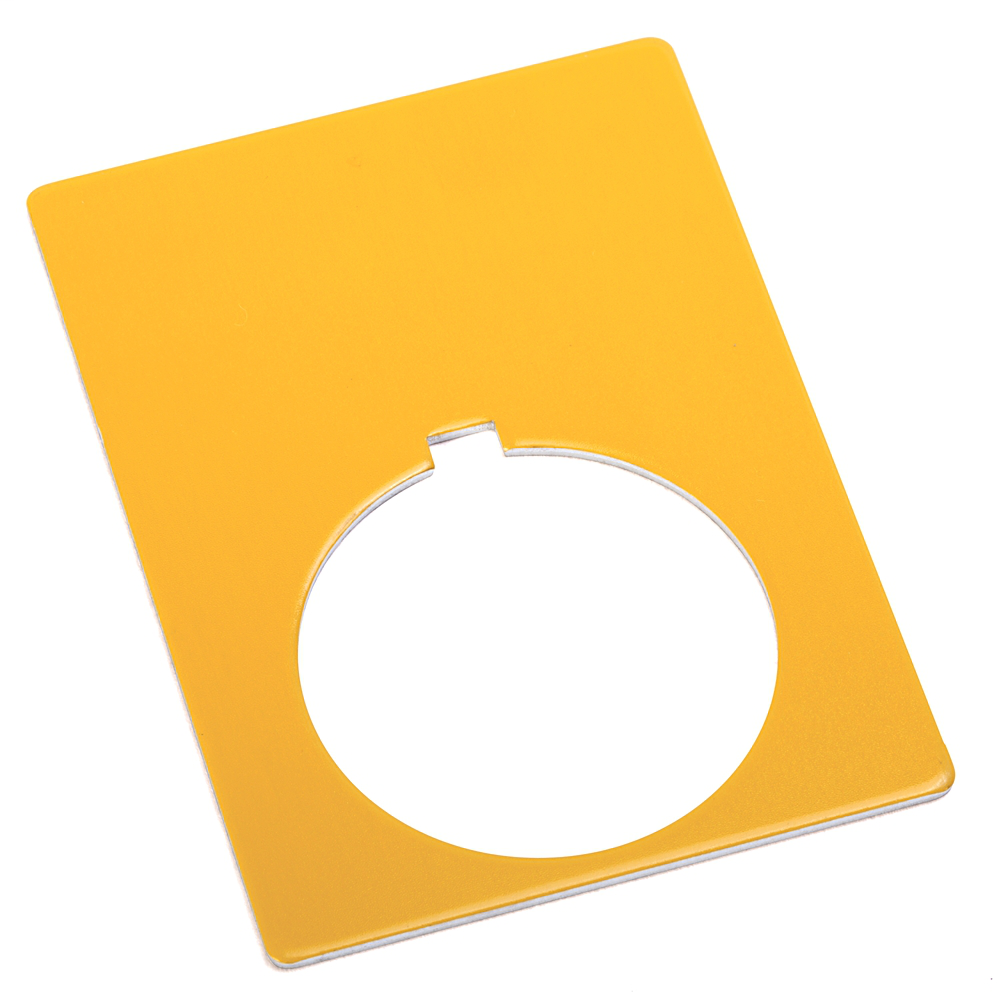 800T-X679J - 800T Legend Plate,Jumbo, Package Quantity 1, Yellow