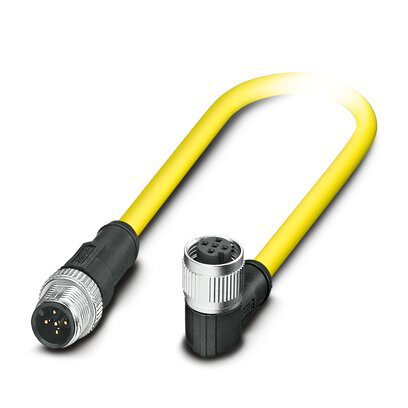 1424985 - SAC-5P-M12MS/ 5,0-547/M12FR BK - Sensor/actuator cable