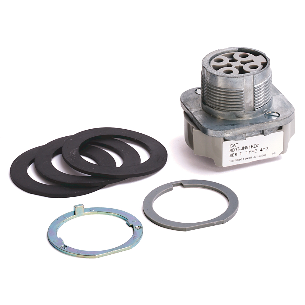 800T-JN91KC1 - 800T 3 Position, Knob/Wing Lever,, No Knob, Std. Knob Spring Rtn fr/ Both, Cam and Contact Blocks, 3 Position