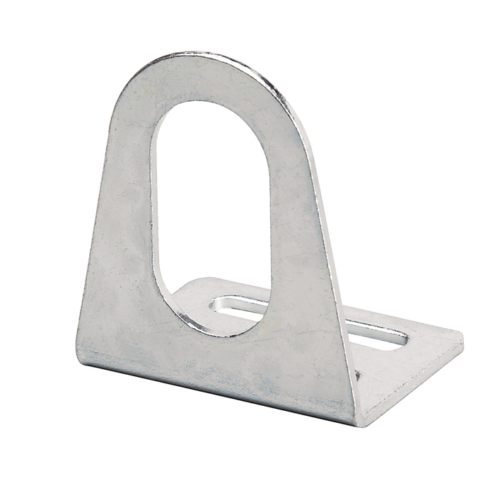 871A-BRN18 - Right Angle Mounting Bracket, Nickel-Plated Brass, 18mm Diameter