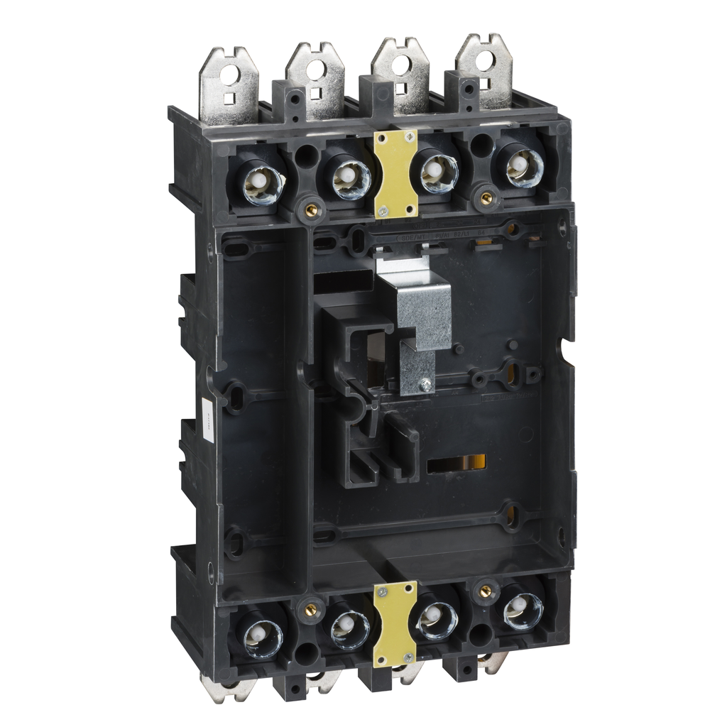 LV432517 - Base enchufable, ComPact NSX400/630, conexión delantera/trasera, 4 polos