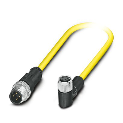 1406219 - SAC-4P-M12MS/ 0,5-542/M8 FR BK - Sensor/actuator cable