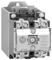 700DC-P200Z72 - NEMA Heavy-Duty Industrial Relay, 2 N.O. Contacts, 10 Amp AC Contact Rating, 72V DC, Open Type Relay Rail Mount