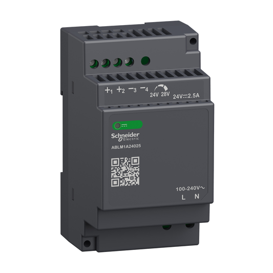 ABLM1A24025 - Fuente de alimentación regulada, 100...240 V CA, 24 V, 2,5 A, monofásica, modular