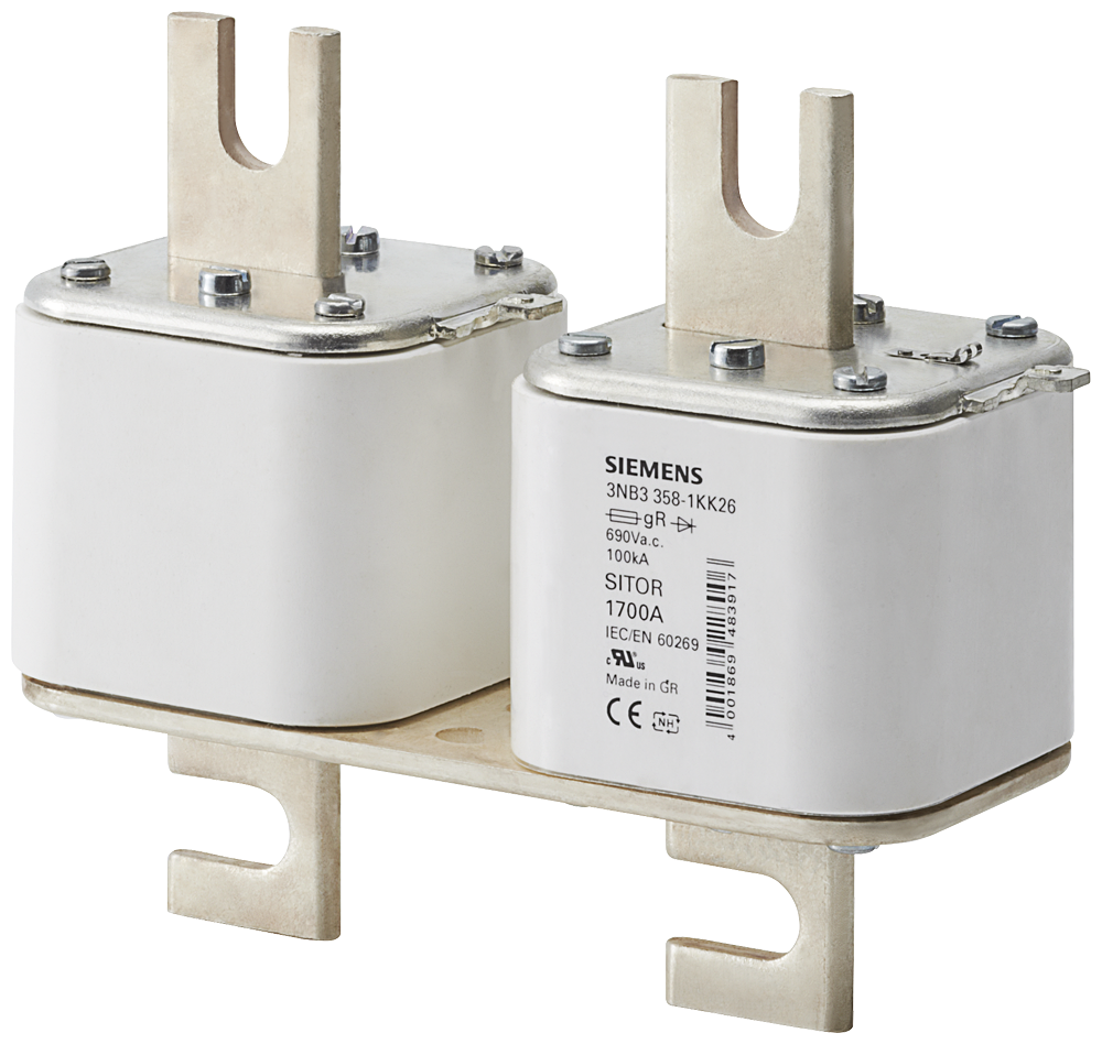 3NB3351-1KK26 - SITOR fuse link, with slotted 1100A