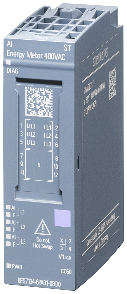 6ES7134-6PA01-0BD0 - MEDIDOR DE ENERGÍA ET 200SP AI 400 V CA ST