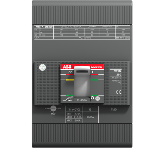 1SDA068055R1 - XT3N 250 TMD 100-1000 3 pines FF
