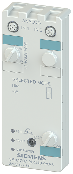 3RK1207-2BQ40-0AA3 - 3S-I ANALOG INPUT MOD, +/-0-10V, S7