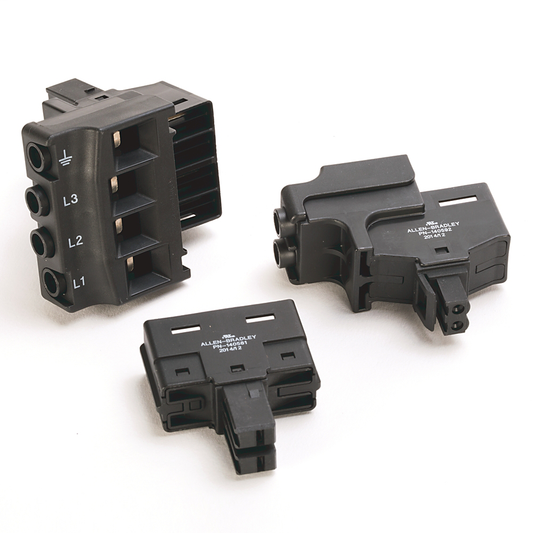 2198-H070-AP-T - T-connectors and bus-bars for the AC bus and control power on Frame 3 follower drives