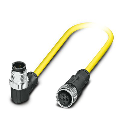 1424918 - SAC-3P-M12MR/ 0,5-547/M12FS BK - Sensor/actuator cable