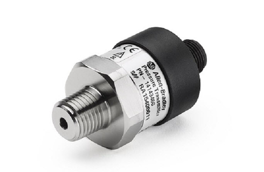 836P-N2NFAB14A-D4 - Sensor de presión de estado sólido, estándar, sin pantalla, transmisor, 0 psi (0 bar), conector hembra NPT de 1/4", 145 psi (9,99 bar), absoluto, 4-20 mA (solo analógico), conector micro de CC de 4 pines (M12)