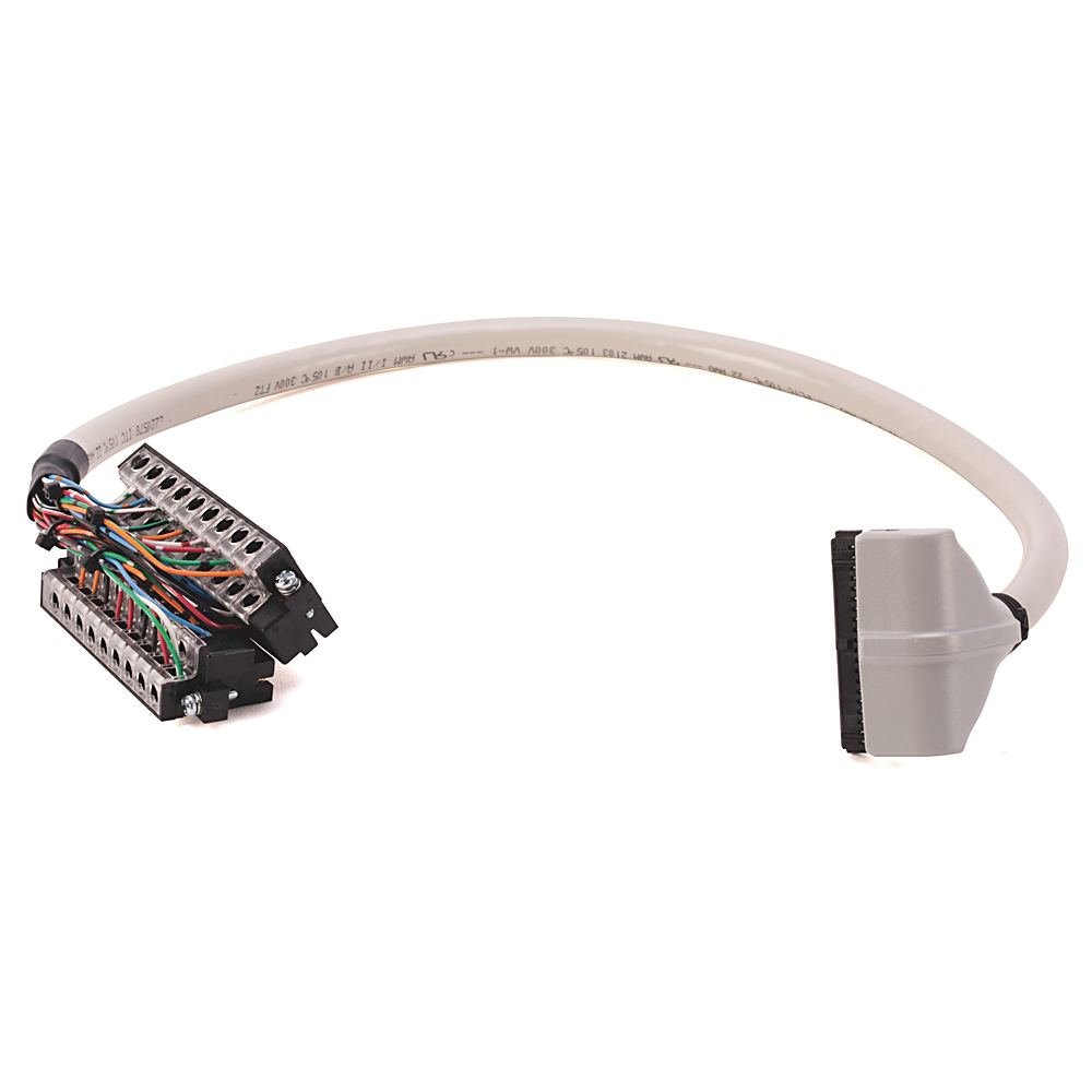 1492-CAB005K69 - Prewired Cable for 1769-OB32 module, 40 Conductors, #22 AWG,(2) 1769-RTBN18 w/40 Pin IFM connector, length 0.5 meter (1.64 feet)