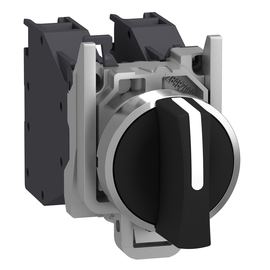 XB4BD53GEX - Complete selector switch, Harmony XB4, Explosive atmosphere, swith 3 positions spring return