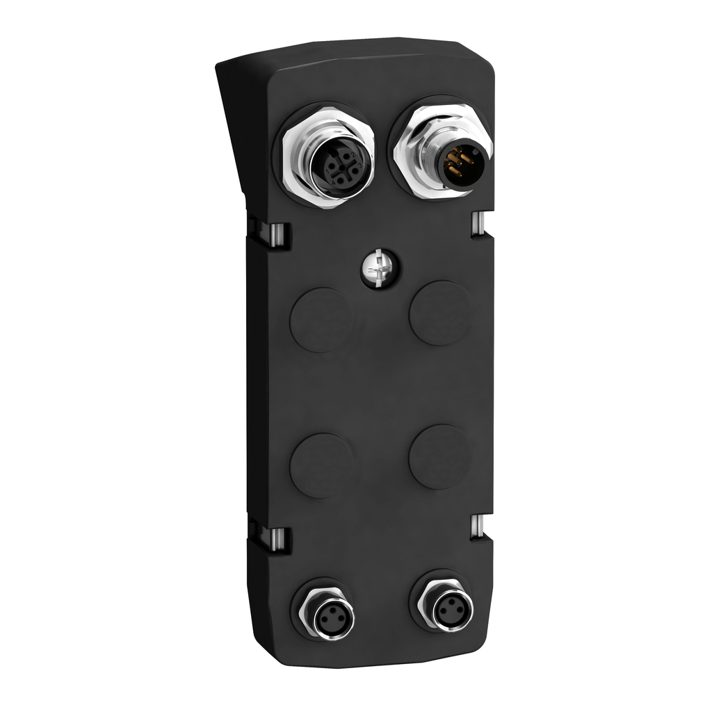 VW3M9104 - Connector module, Lexium 32i, connection for industrial connectors, CANopen, 2 DI source